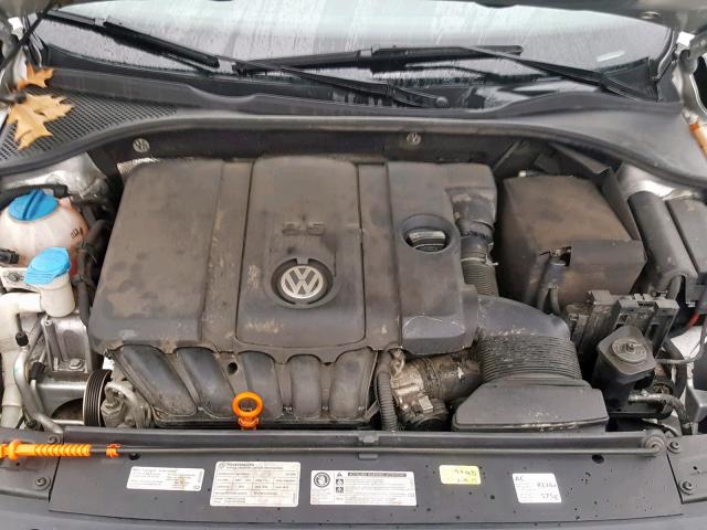 1VWAH7A38CC033360 - 2012 VOLKSWAGEN PASSAT S SILVER photo 7