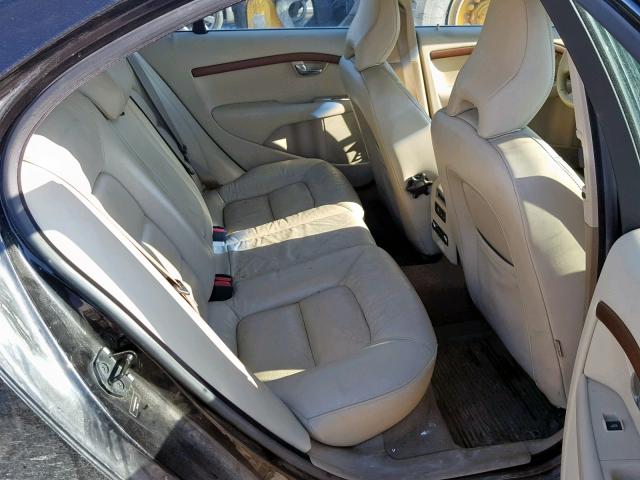 YV1AH992991091745 - 2009 VOLVO S80 T6 BLACK photo 6