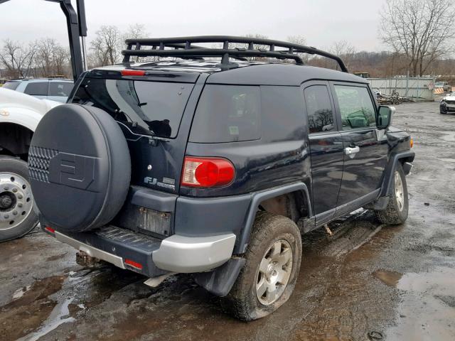 JTEBU11F170088780 - 2007 TOYOTA FJ CRUISER BLACK photo 4