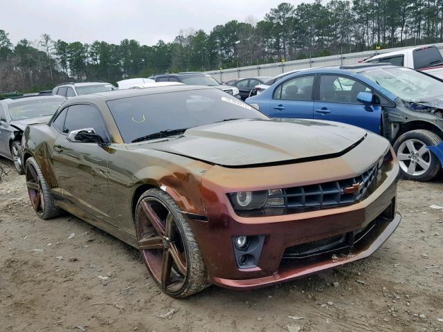 2G1FE1ED4B9127171 - 2011 CHEVROLET CAMARO LS GOLD photo 1