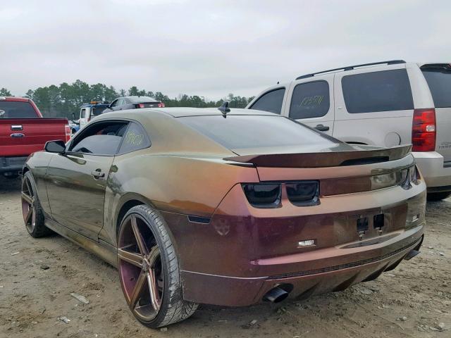 2G1FE1ED4B9127171 - 2011 CHEVROLET CAMARO LS GOLD photo 3