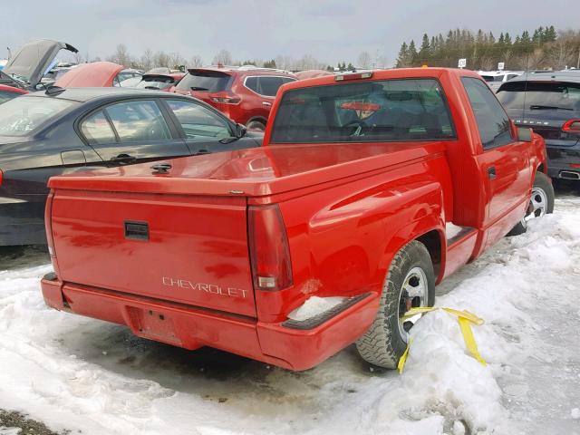 1GCDC14ZXRZ184329 - 1994 CHEVROLET GMT-400 C1 RED photo 4