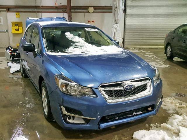 JF1GJAA67FH016765 - 2015 SUBARU IMPREZA BA BLUE photo 1