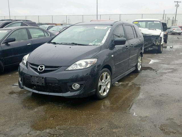 JM1CR293690357675 - 2009 MAZDA 5 BLACK photo 2