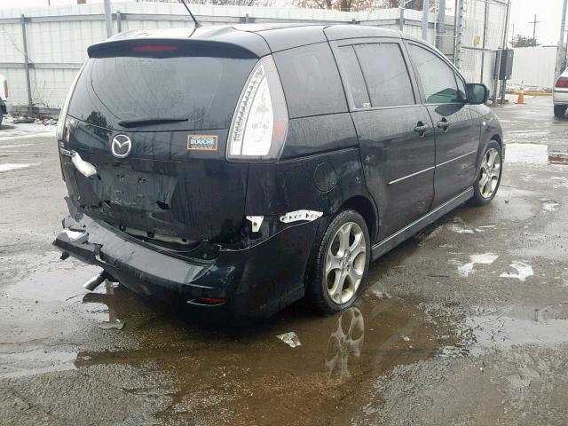 JM1CR293690357675 - 2009 MAZDA 5 BLACK photo 4