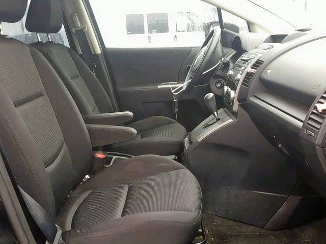 JM1CR293690357675 - 2009 MAZDA 5 BLACK photo 5