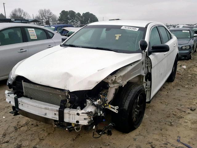 1FAHP2MT7FG203875 - 2015 FORD TAURUS POL WHITE photo 2