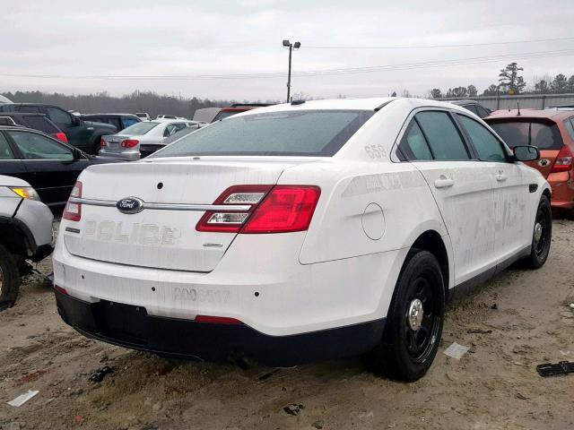 1FAHP2MT7FG203875 - 2015 FORD TAURUS POL WHITE photo 4