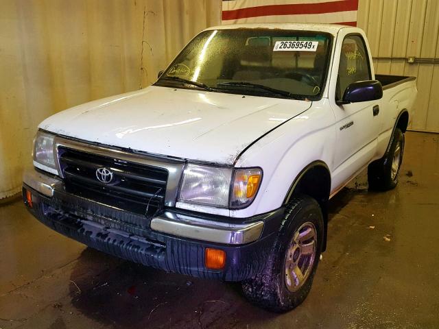 4TAPM62N2XZ555600 - 1999 TOYOTA TACOMA WHITE photo 2