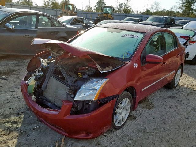 3N1AB6AP6CL650149 - 2012 NISSAN SENTRA 2.0 RED photo 2