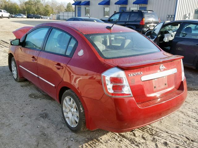 3N1AB6AP6CL650149 - 2012 NISSAN SENTRA 2.0 RED photo 3