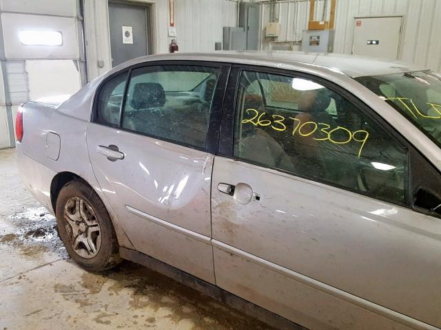 1G1ZS58F87F288440 - 2007 CHEVROLET MALIBU LS SILVER photo 9