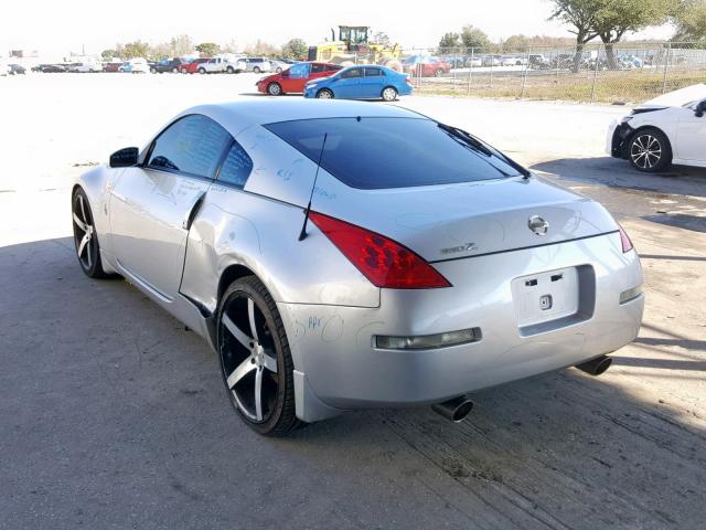 JN1BZ34E97M550941 - 2007 NISSAN 350Z COUPE SILVER photo 3