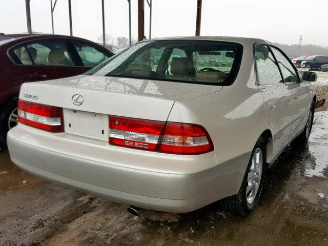 JT8BF28G9Y0242865 - 2000 LEXUS ES 300 WHITE photo 4