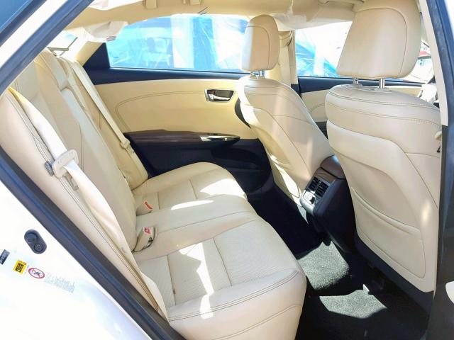 4T1BK1EB8FU187326 - 2015 TOYOTA AVALON XLE WHITE photo 6