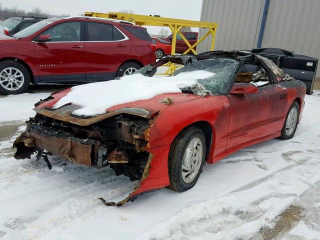 2G2FV22P3R2201702 - 1994 PONTIAC FIREBIRD F RED photo 2