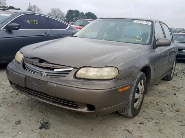 1G1ND52MXX6113638 - 1999 CHEVROLET MALIBU GOLD photo 2