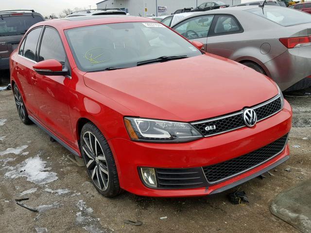 3VW5T7AJ0EM370458 - 2014 VOLKSWAGEN JETTA GLI RED photo 1