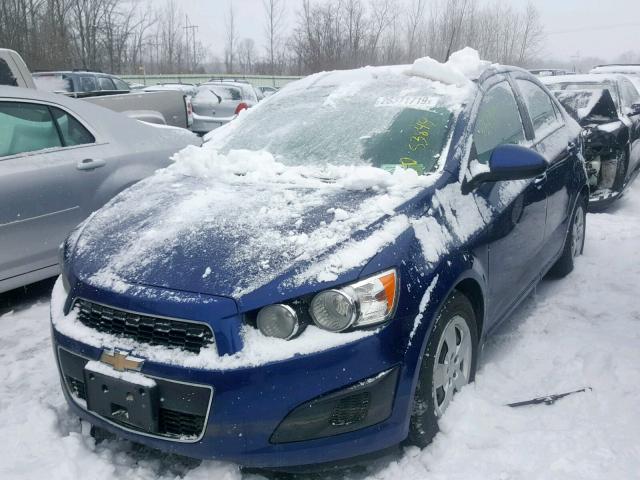 1G1JA5SH7E4209598 - 2014 CHEVROLET SONIC LS 蓝色 照片 2