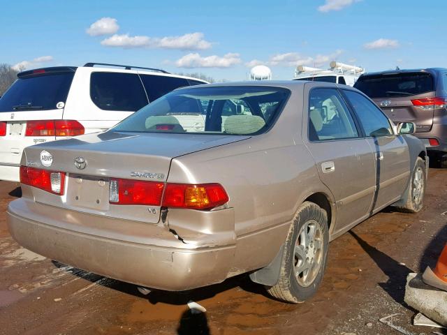 4T1BF22K71U957653 - 2001 TOYOTA CAMRY LE GOLD photo 4