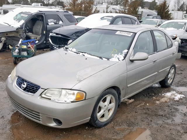 3N1AB51A23L731705 - 2003 NISSAN SENTRA SE- GRAY photo 2