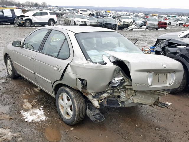 3N1AB51A23L731705 - 2003 NISSAN SENTRA SE- GRAY photo 3