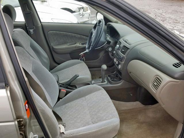 3N1AB51A23L731705 - 2003 NISSAN SENTRA SE- GRAY photo 5