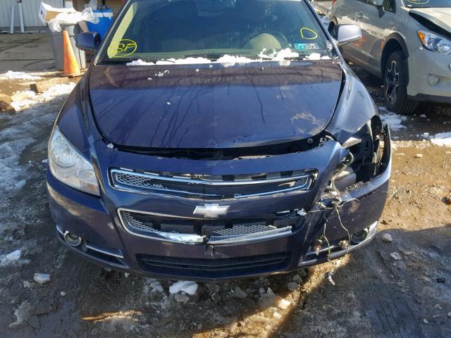 1G1ZK57738F243823 - 2008 CHEVROLET MALIBU LTZ BLUE photo 9