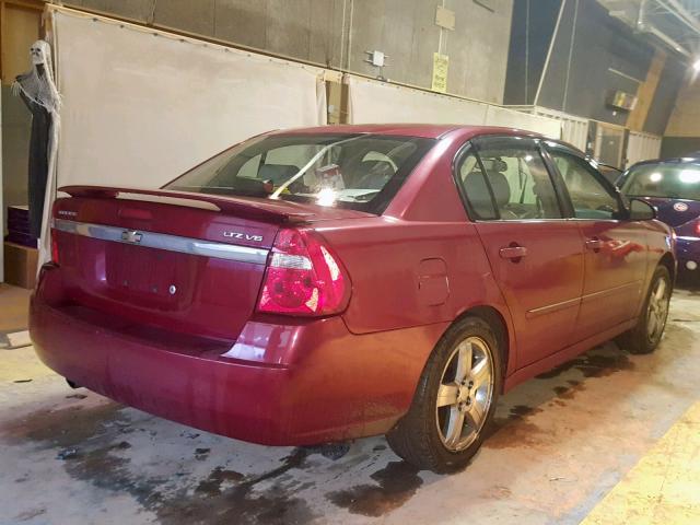 1G1ZU57N47F283075 - 2007 CHEVROLET MALIBU LTZ RED photo 4