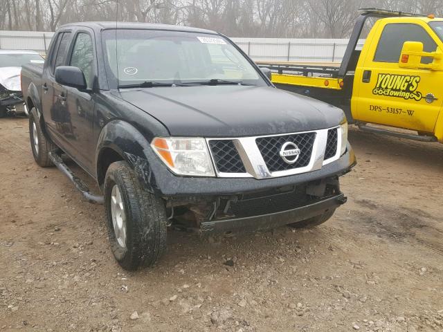 1N6AD07U45C436158 - 2005 NISSAN FRONTIER C BLACK photo 1