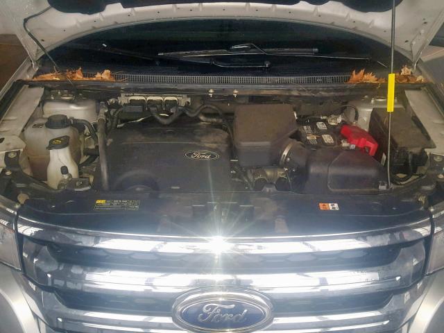 2FMDK4GC8EBB21914 - 2014 FORD EDGE SE SILVER photo 7