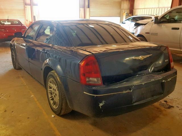 2C3KA43R36H127955 - 2006 CHRYSLER 300 BLUE photo 3