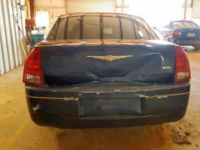 2C3KA43R36H127955 - 2006 CHRYSLER 300 BLUE photo 9