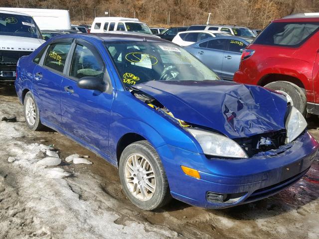 1FAFP34N96W136023 - 2006 FORD FOCUS ZX4 BLUE photo 1