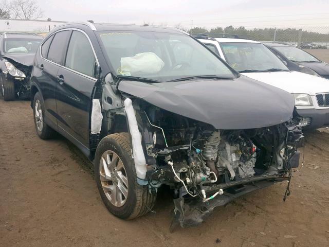 2HKRM4H71FH603152 - 2015 HONDA CR-V EXL BLACK photo 1