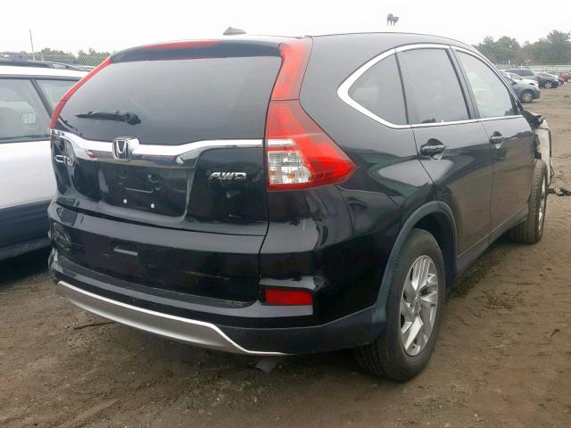 2HKRM4H71FH603152 - 2015 HONDA CR-V EXL BLACK photo 4