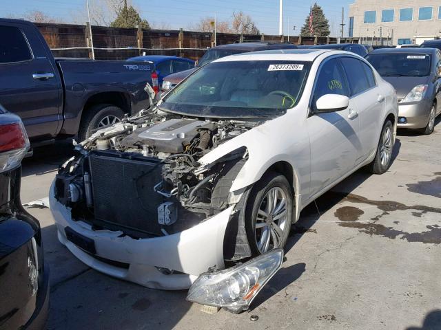 JN1DV6AR3BM451067 - 2011 INFINITI G25 WHITE photo 9