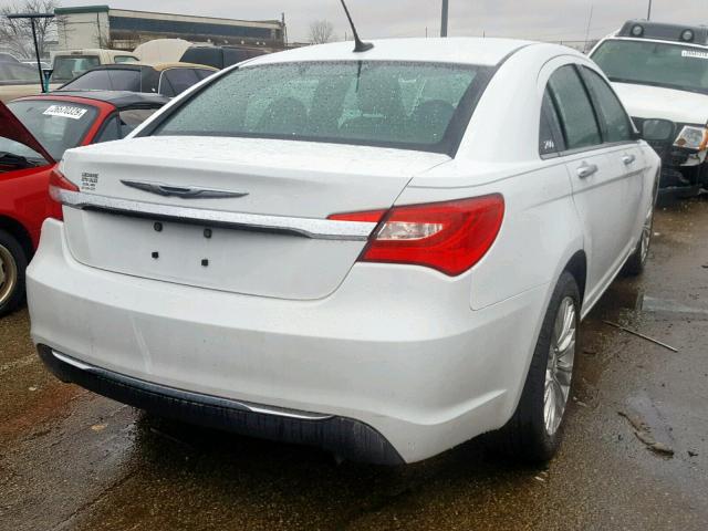 1C3BC2FB4BN609929 - 2011 CHRYSLER 200 LIMITE WHITE photo 4