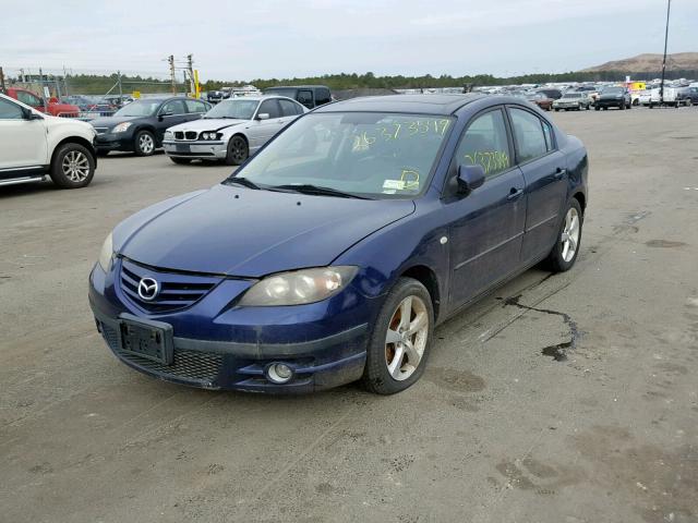 JM1BK323851245609 - 2005 MAZDA 3 S BLUE photo 2