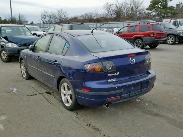 JM1BK323851245609 - 2005 MAZDA 3 S BLUE photo 3