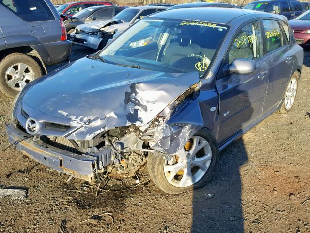 JM1BK344191212818 - 2009 MAZDA 3 S GRAY photo 2