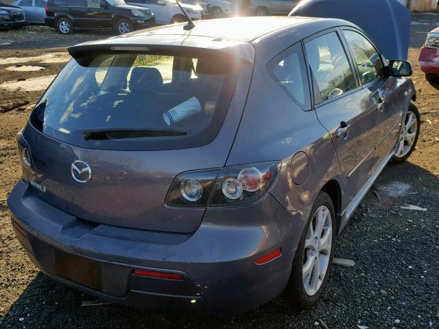 JM1BK344191212818 - 2009 MAZDA 3 S GRAY photo 4