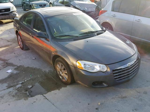 1C3EL56R94N270793 - 2004 CHRYSLER SEBRING LX GRAY photo 1