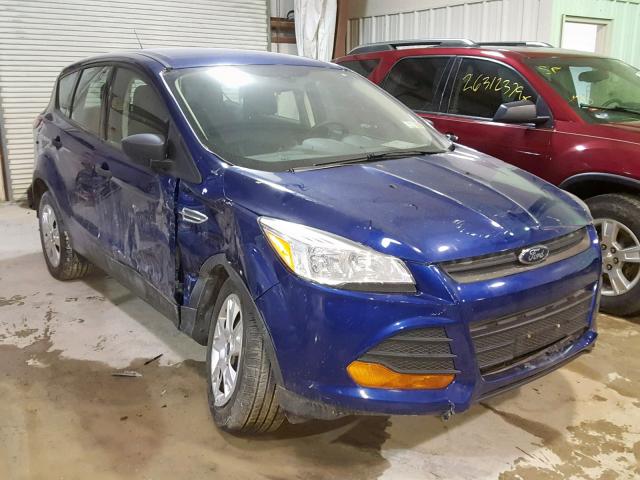 1FMCU0F71DUA98651 - 2013 FORD ESCAPE S BLUE photo 1