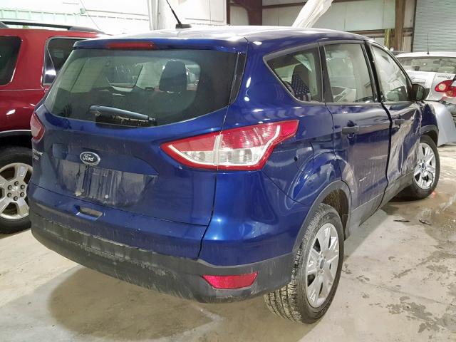 1FMCU0F71DUA98651 - 2013 FORD ESCAPE S BLUE photo 4