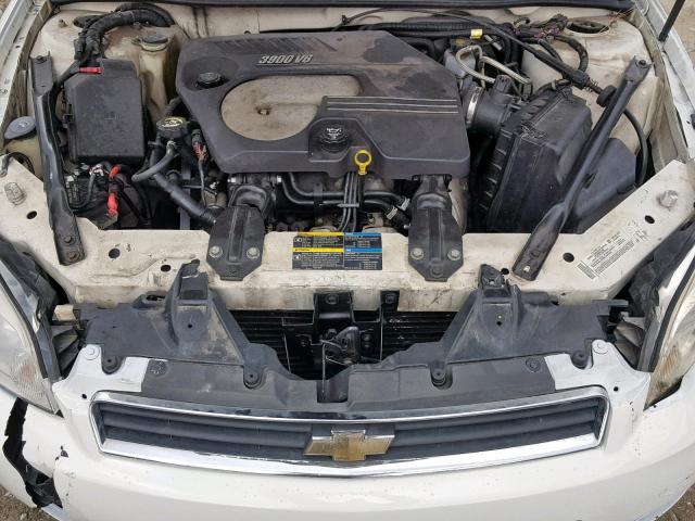 2G1WU581169405350 - 2006 CHEVROLET IMPALA LTZ WHITE photo 7