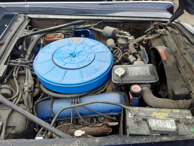 7Y82G834051 - 1967 LINCOLN CONTINENTL BLUE photo 7