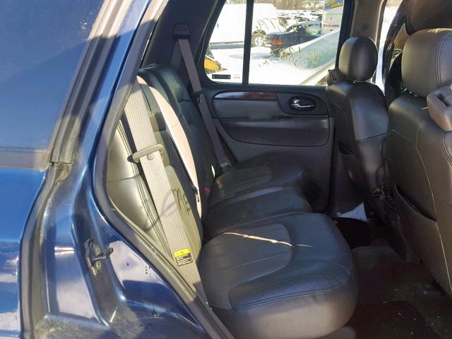 1GKDT13S322250663 - 2002 GMC ENVOY BLUE photo 6