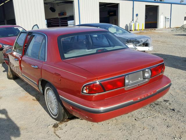 1G4HP52K3WH464321 - 1998 BUICK LESABRE CU MAROON photo 3