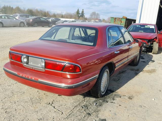 1G4HP52K3WH464321 - 1998 BUICK LESABRE CU MAROON photo 4